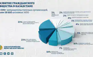 Более 23 тысяч НПО поддерживают Казахстан