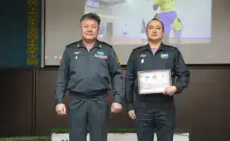 Соревнование по волейболу в Национальной гвардии МВД РК: выявление лучших игроков и укрепление командного духа