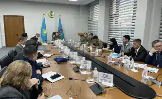 Совместная тренировка по действиям при землетрясении прошла в МЧС Казахстана