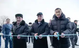 В селе Жана Омир открылся новый физкультурно-оздоровительный комплекс площадью 1,6 тыс. кв. м