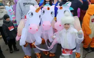 Инклюзивный семейный забег в Алматы: новогодние традиции и поддержка детей с особыми потребностями