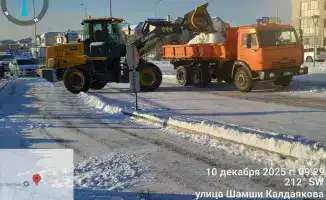 К круглосуточной уборке снега в Астане привлечены более 3 000 дорожных рабочих и 1 378 единиц спецтехники