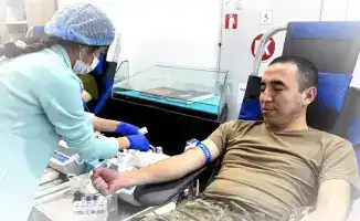 110 военнослужащих сдали кровь в Национальном университете обороны для помощи нуждающимся