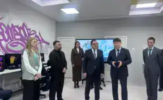 В Есильском районе открыт креативный центр «Nomads-AI» с коворкингом и зонами для обучения