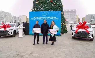 Спортсмены Туркестана получили автомобили за победы