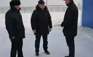 Аким Павлодарской области Асаин Байханов оценил ход реализации инфраструктурных проектов в Баянаульском районе