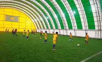 В Шарбулаке открыт новый спортивный комплекс с крытыми и открытыми площадками