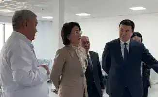 А. АЛЬНАЗАРОВА ОЗНАКОМИЛАСЬ С РАБОТОЙ МЕДИЦИНСКИХ ОРГАНИЗАЦИЙ АЛМАТЫ