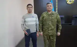 Награждение героев за мужество при спасении людей из пожара в Абай