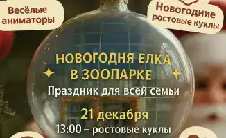 Новогодняя ёлка в Карагандинском зоопарке: бесплатные развлечения для детей и возможность фотосессии