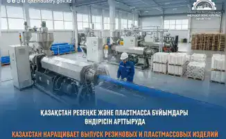 Казахстан запускает новые проекты по производству резиновых и пластмассовых изделий