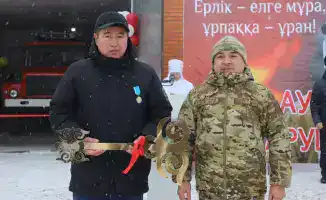 Новый пункт добровольных противопожарных формирований в селе Атасу: шаг к безопасности в сельской местности