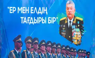 Церемония чествования Мухтара Алтынбаева 80 лет Национальный военно-патриотический центр министр обороны ветераны