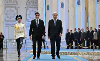 Туркменский президент прибыл в Акорду для государственного визита