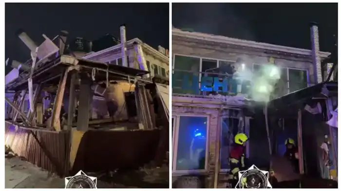 Пожар и взрыв в тандырной в Астане: пострадавшие и разрушения {city2}