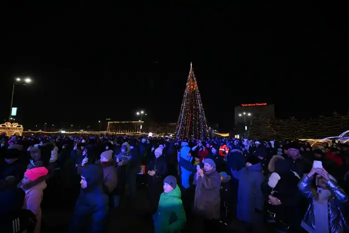 Аким области посетил праздничное мероприятие, посвященное Новому году (8)