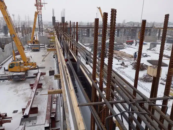 Строительство многофункционального спортивного комплекса в Кызылорде набирает обороты (4)