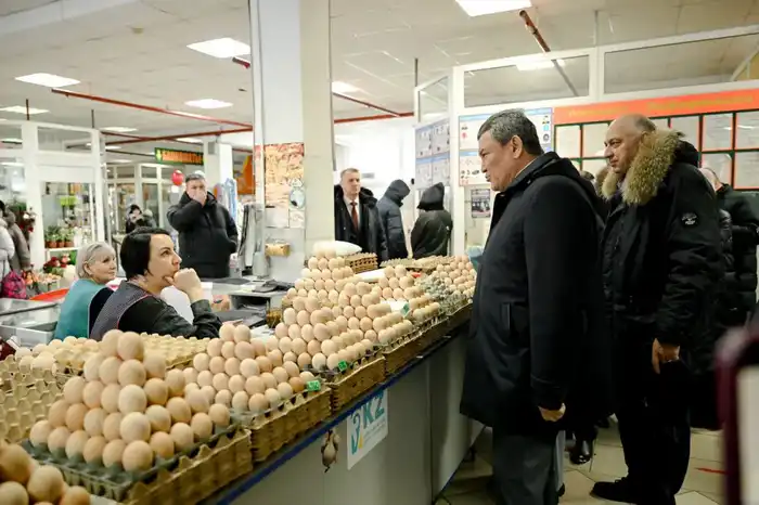 Аким области проверил уровень цен на продукты в Петропавловске {city2}