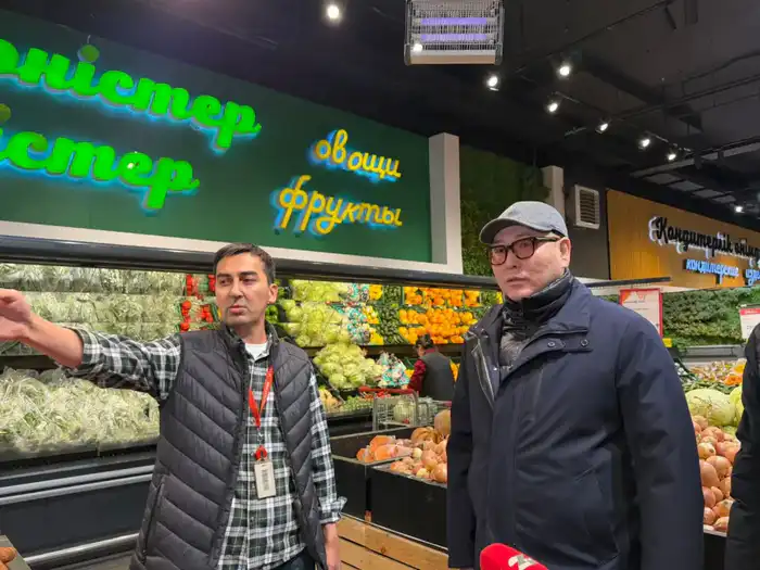 Арман Шаккалиев подтвердил стабильность цен и доступность товаров в торговых сетях столицы {city2}