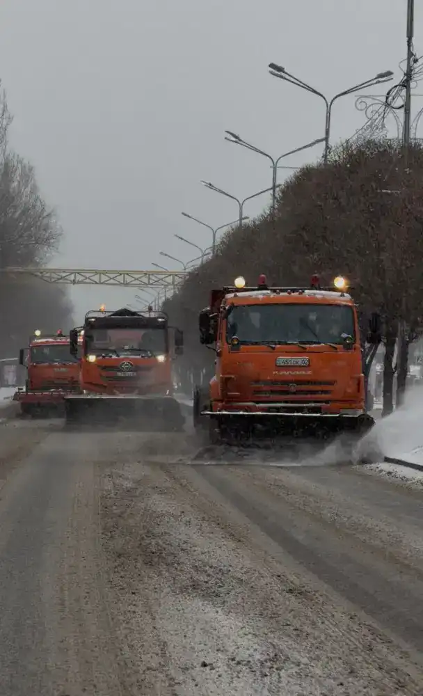 Свыше 11 тыс. кубометров снега вывезено с улиц Алматы (3)