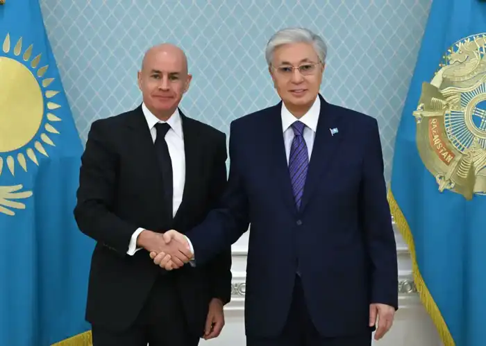 Глава государства принял президента Международной федерации лыжного спорта и сноуборда (FIS) Йохана Элиаша (2)