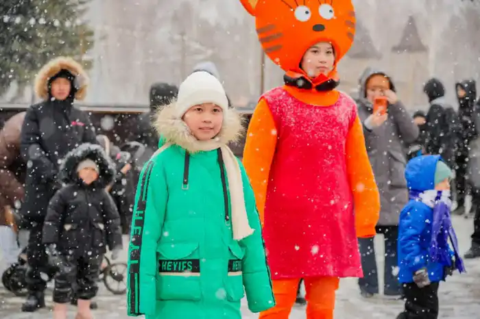 New Year Celebrations Featuring Kazakh Stars Held Across Astana {city2}