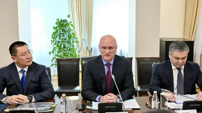 Роман Скляр и Чжао Тинъюнь обсудили международный проект строительства промышленного парка в Павлодарской области с инвестициями в $15 млрд {city2}