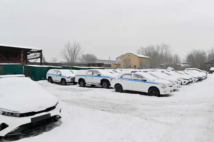 Аким области посетил объекты Департамента полиции (9)