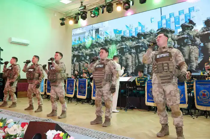 Казахстан отмечает День Национальной гвардии МВД РК и 30-летие специального назначения 'Сұңқар' {city2}