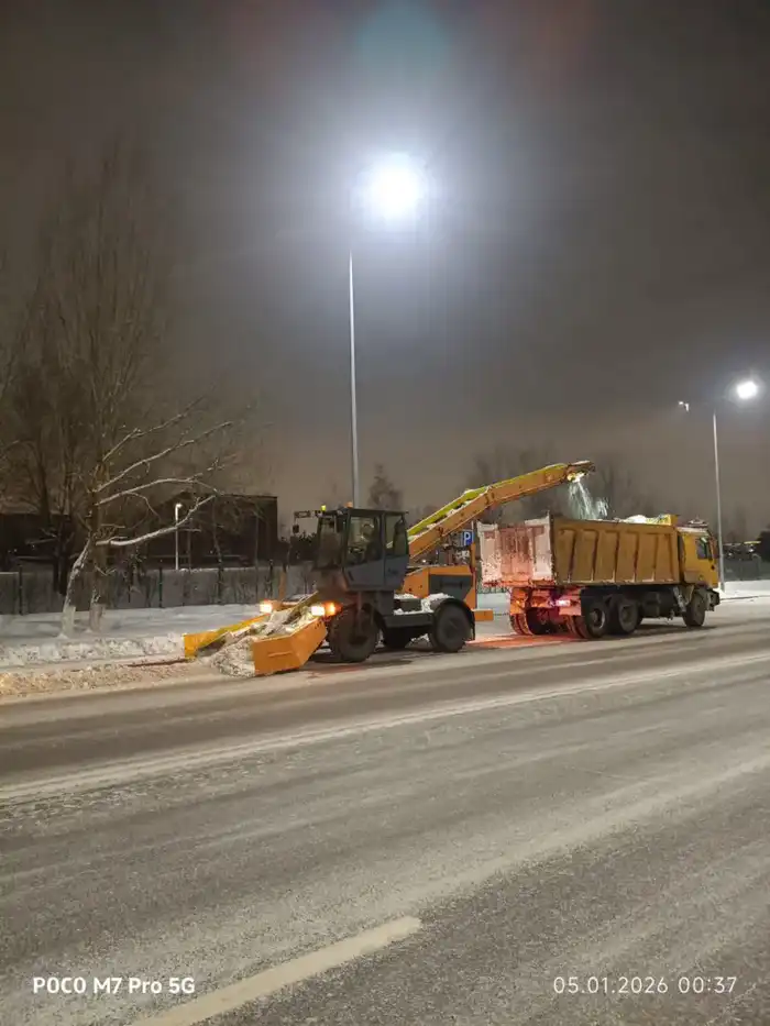 Астана справляется с зимними вызовами: более 1,6 млн кубометров снега вывезено с начала зимнего сезона {city2}