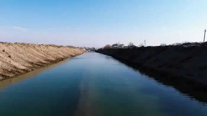 Первая за 40 лет очистка магистральных каналов проводится в Жетысайском районе Туркестанской области (4)