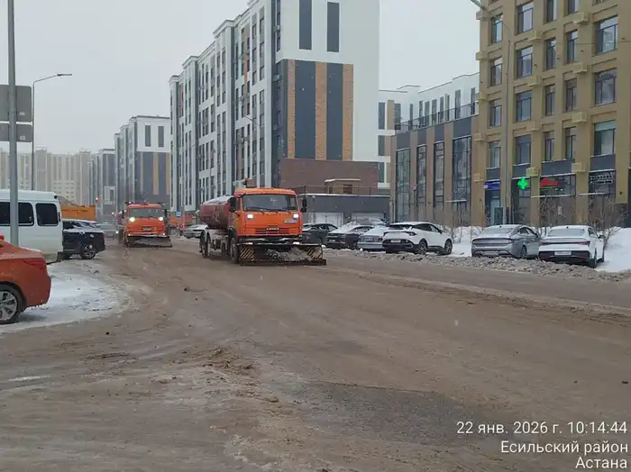 Более трех миллионов кубометров снега вывезли из Астаны с начала зимнего сезона (2)