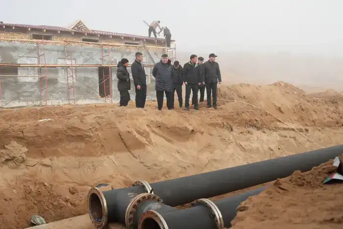 ТУРКЕСТАН: В ШАРДАРЕ АКТИВНО ВЕДУТСЯ РАБОТЫ ПО ОБЕСПЕЧЕНИЮ ГОРОДА ЧИСТОЙ ПИТЬЕВОЙ ВОДОЙ (2)