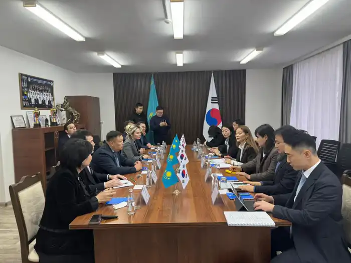 Виктория Шегай представила делегатам из Южной Кореи информацию о вступлении Казахстана в EPS {city2}