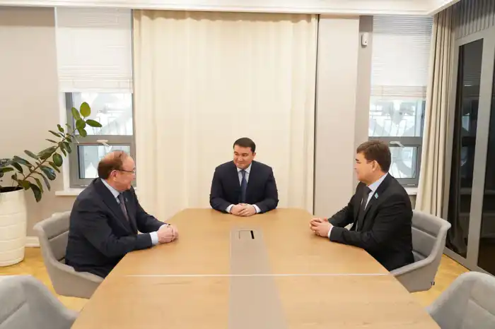 Нуралхан Кушеров и депутаты Сената и Мәжилиса обсуждают будущее Туркестанской области в контексте новых законов {city2}