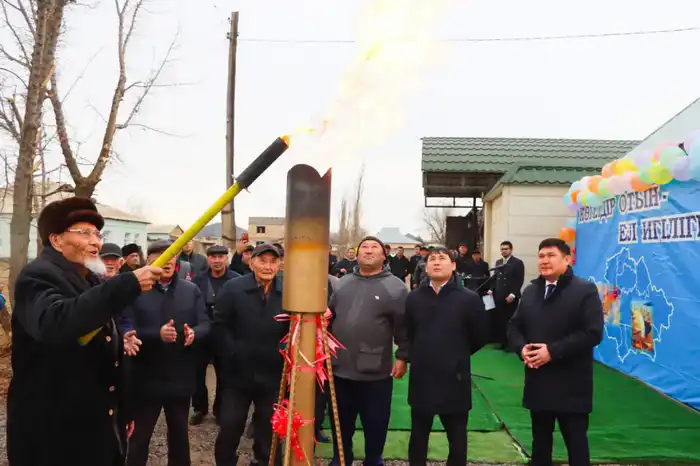 ТУРКЕСТАН: СЕЛО САРЫАРЫҚ ВДОХНУЛОСЬ ЖИЗНЬЮ С ПРИРОДНЫМ ГАЗОМ {city2}