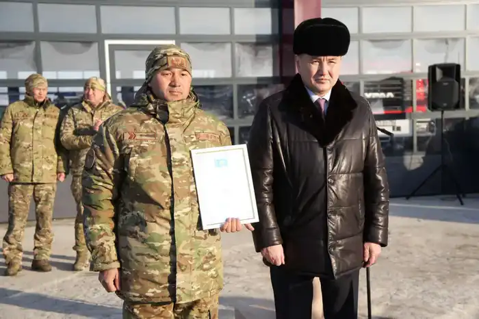 В районе Маркаколь ВКО открылось пожарное депо (9)