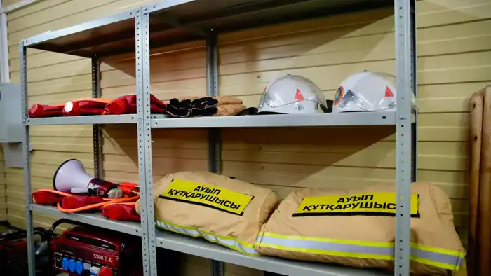 В районе Улкен Нарын открыт добровольный пожарный пост (9)