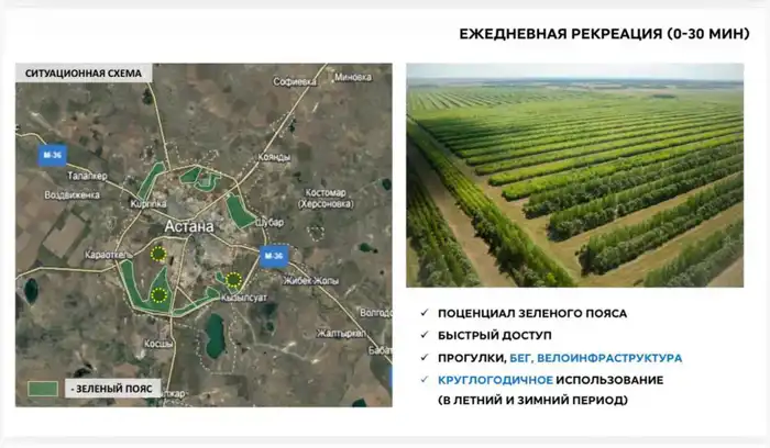 Экологические парки для Астаны и окрестностей {city2}