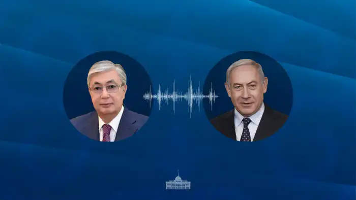 Телефонный разговор: Нетаньяху и Токаев обсудили инициативы Израиля и Казахстана {city2}