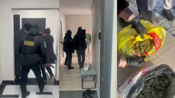 Epic Drug Bust in Astana: Resident Attempts to Dispose of Nearly 3 Kilograms of Marijuana During Police Raid {city2}