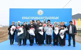 В Жанакоргане 80 семей получили ключи от новых квартир в рамках программы социальной поддержки