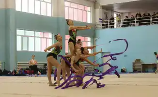 Гимнастки в Усть-Каменогорске: борьба за сборную!