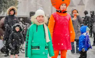 New Year Celebrations Featuring Kazakh Stars Held Across Astana