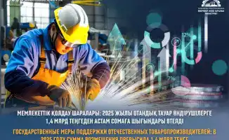 1,4 млрд тенге: поддержка, которая меняет правила игры