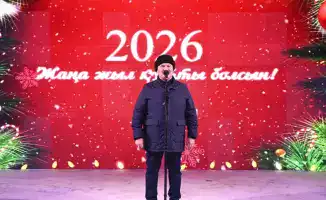 В Кызылорде прошло новогоднее празднование с поздравлениями акима области