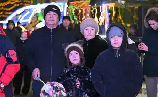 Семей встречает Новый год с фейерверком и радостью!