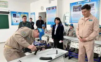 Акция Министерства обороны для допризывной молодежи в южных регионах Казахстана