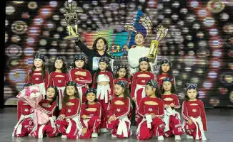 Каркаралинские танцоры завоевали три Гран-при на фестивале "Бала шабыты" в Астане