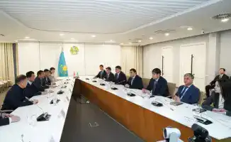 Инвесторы из Китая обсудили новые проекты с акимом Туркестанской области Нуралханом Кушеровым